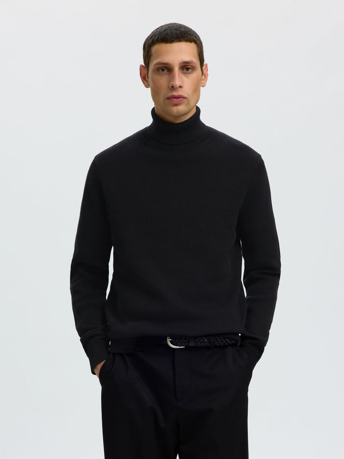 Black Turtle Neck Pullover