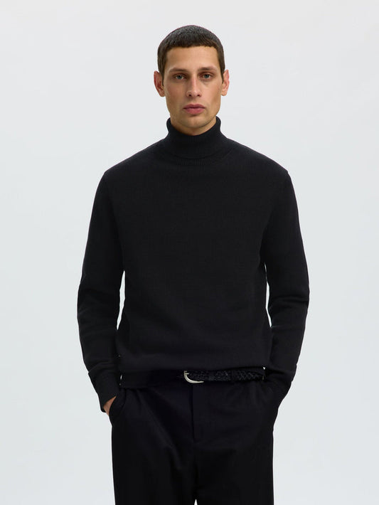 Black Turtle Neck Pullover