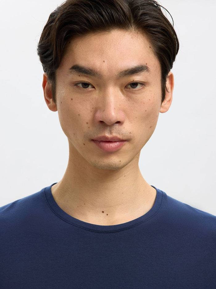 Blue Newpima O-Neck T-Shirt