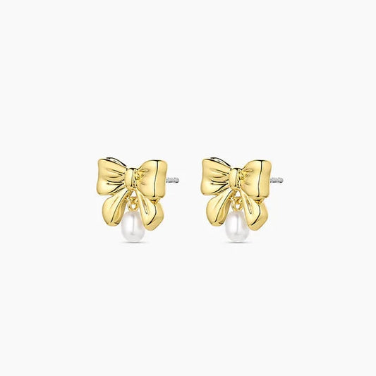 Bow Pearl Earrings