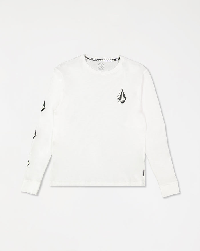 Boys 8-16 Iconic Stone Long Sleeve T-Shirt