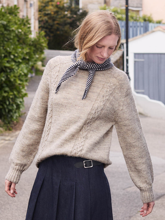 British Cable Detail Gansey Jumper
