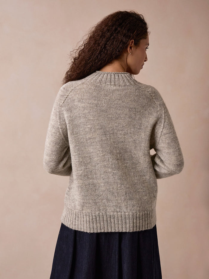 British Cable Detail Gansey Jumper
