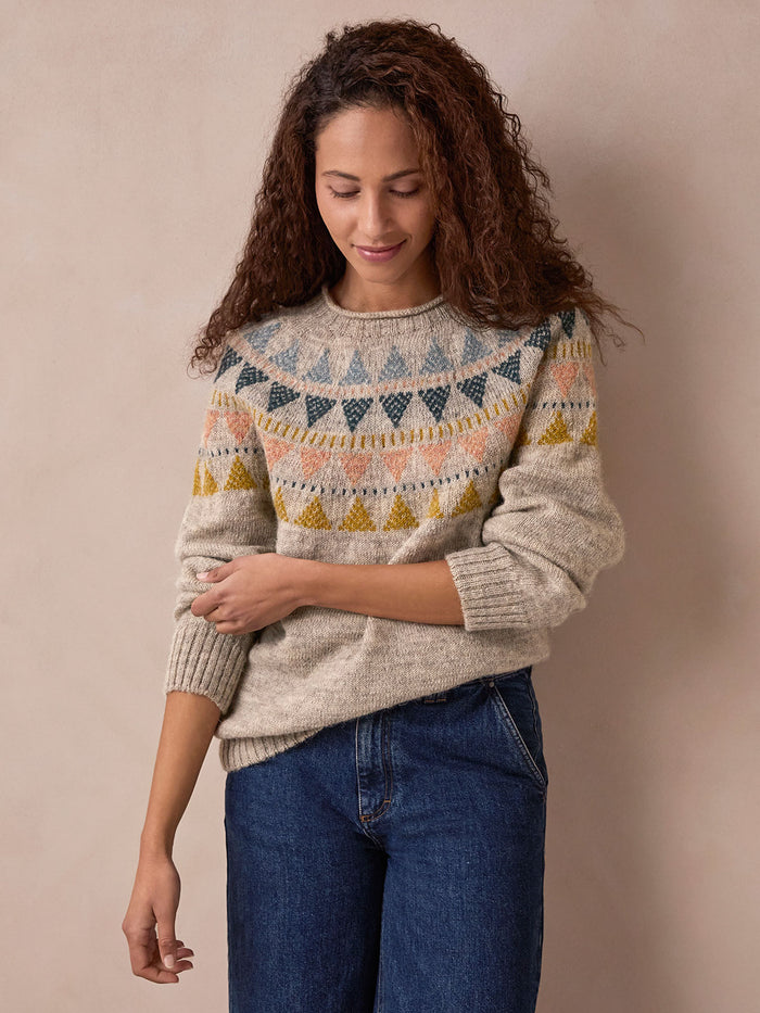 British Geo Fair Isle Yoke Jumper
