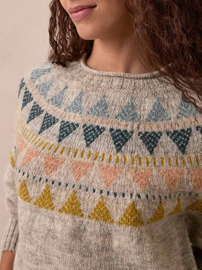 British Geo Fair Isle Yoke Jumper