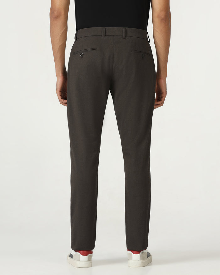 Brown Textured Khakis - Harry
