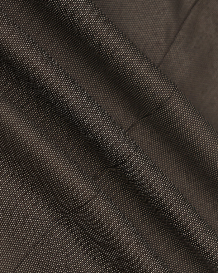 Brown Textured Trouser - Monk