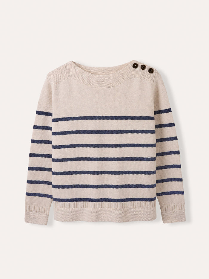Button Detail Gansey Jumper