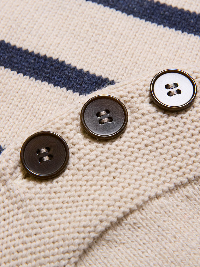 Button Detail Gansey Jumper
