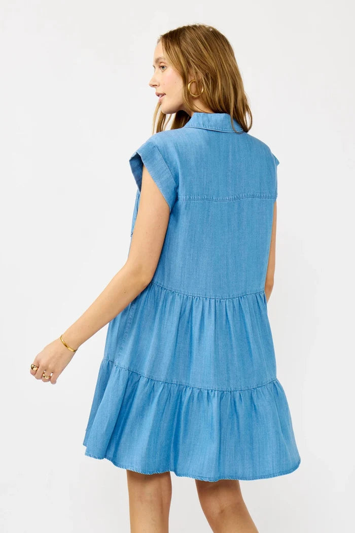 Button Down Mini Dress