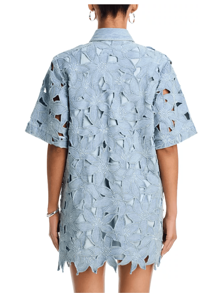 Calyn Mini Shirt Dress - Amor Lafayette