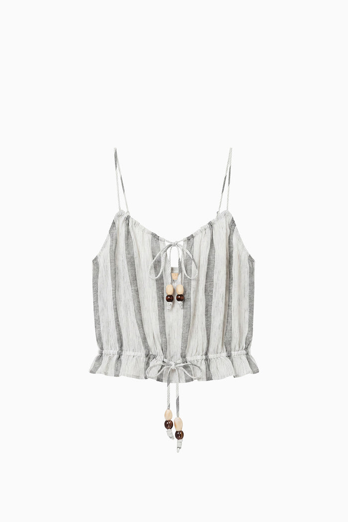 Cara Top Coverup - Salt Stone