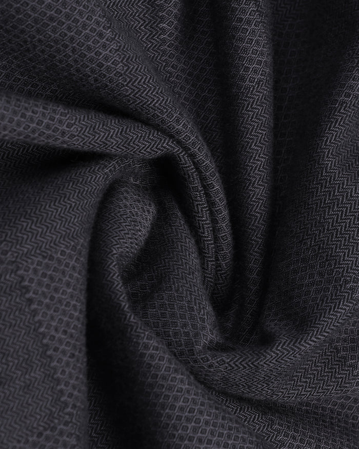 Charcoal Jacquard Shirt - Finja