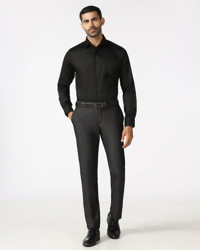 Charcoal Stripe Trouser - Sula