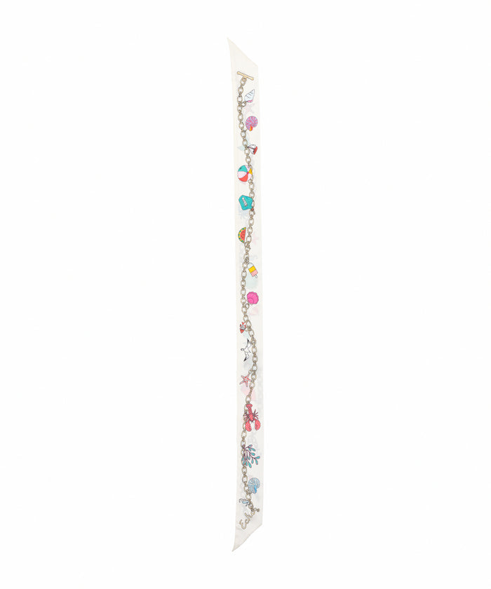 Charmed Life Silk Ribbon Scarf in color multi