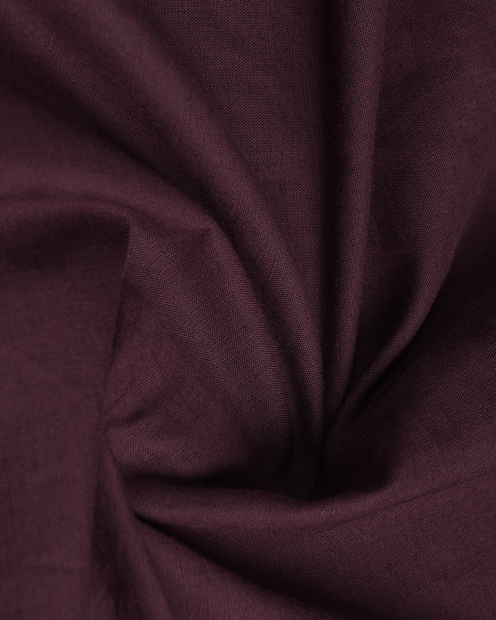 Cherry Lacquer Half Sleeve Linen Solid Shirt - Salmon