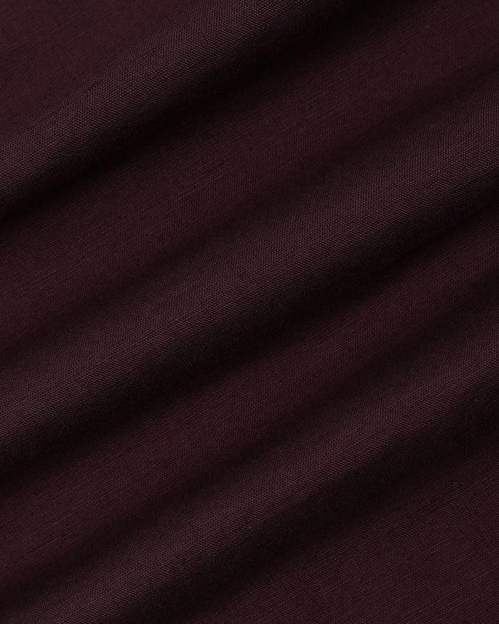 Cherry Lacquer Linen Solid Shirt - Salmon