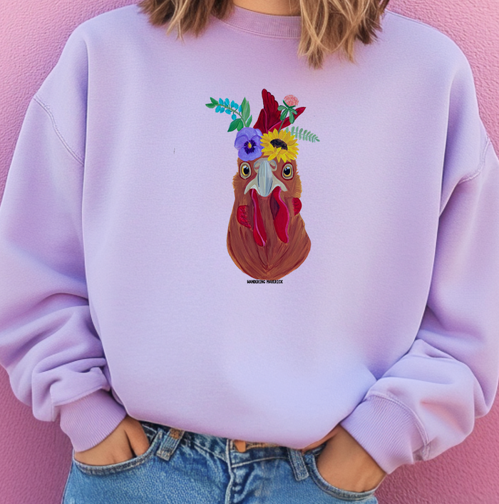 Chicken Flower– Crewneck