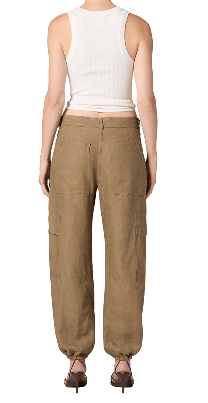 Ciela Balloon Utility in Dark Khaki - Amor Lafayette
