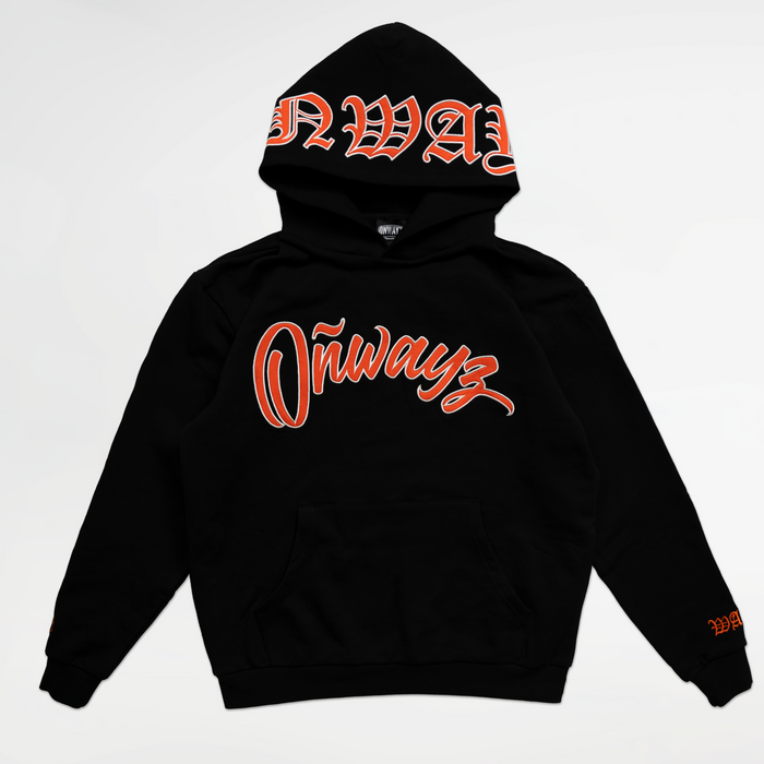 Classic Hoodie 2.0 - Orange Black