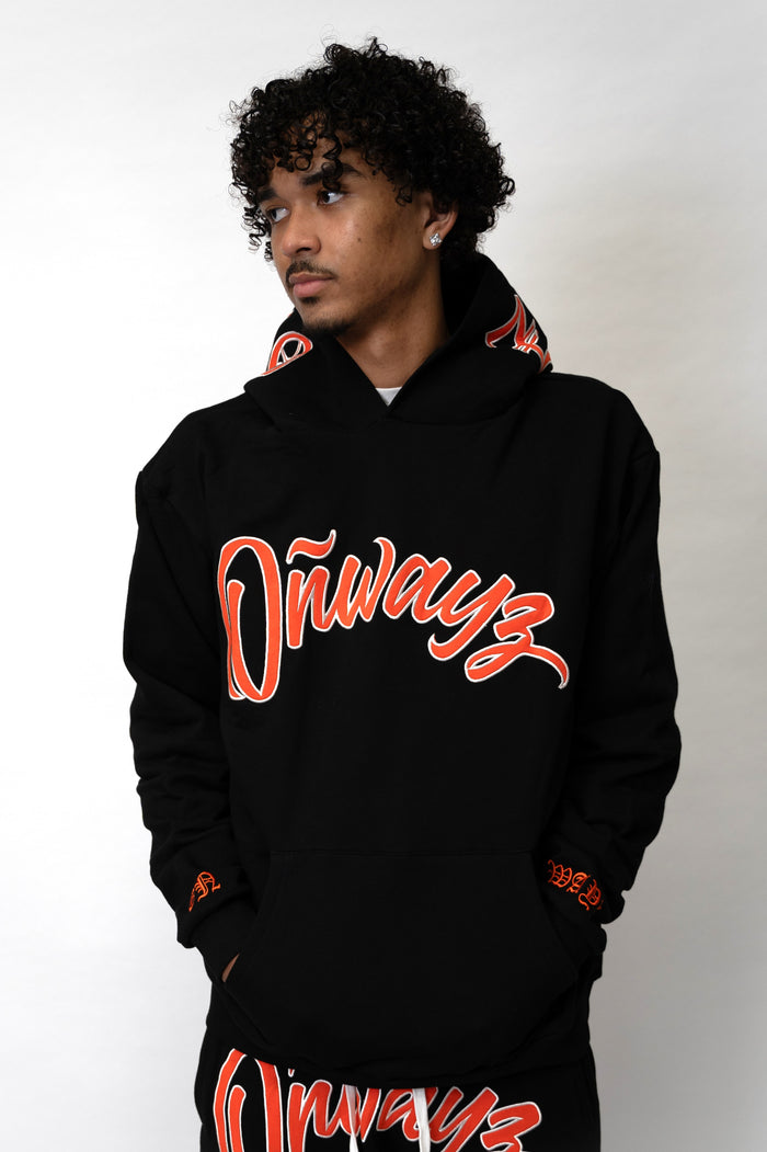 Classic Hoodie 2.0 - Orange Black
