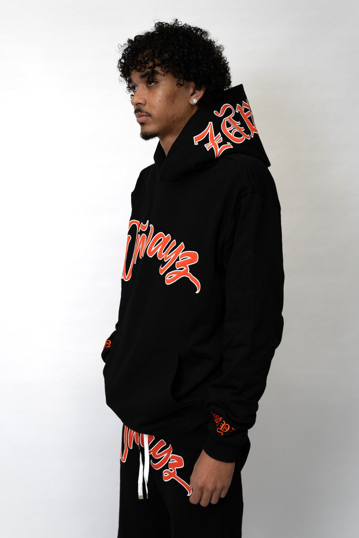 Classic Hoodie 2.0 - Orange Black