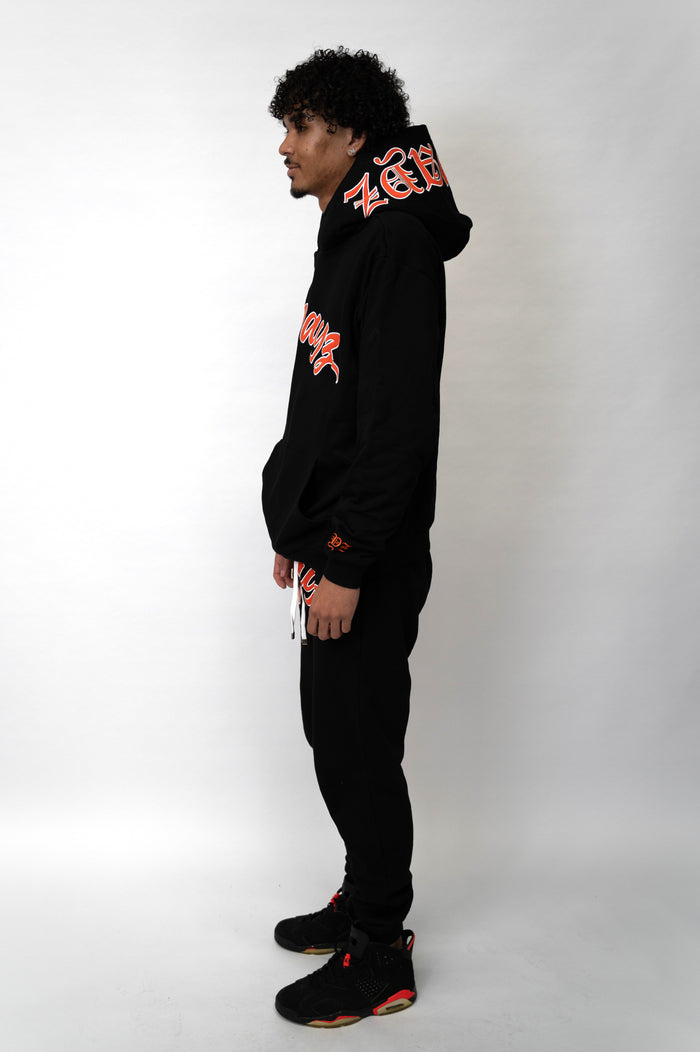 Classic Hoodie 2.0 - Orange Black