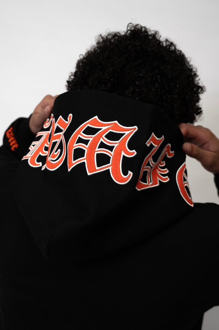 Classic Hoodie 2.0 - Orange Black