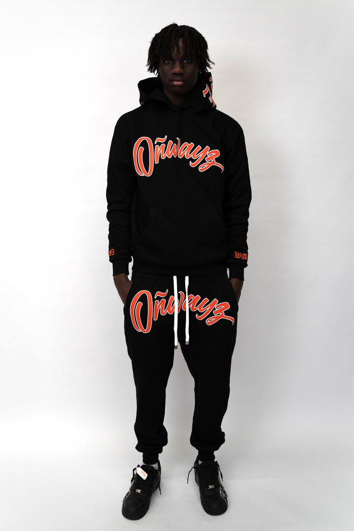 Classic Hoodie 2.0 - Orange Black