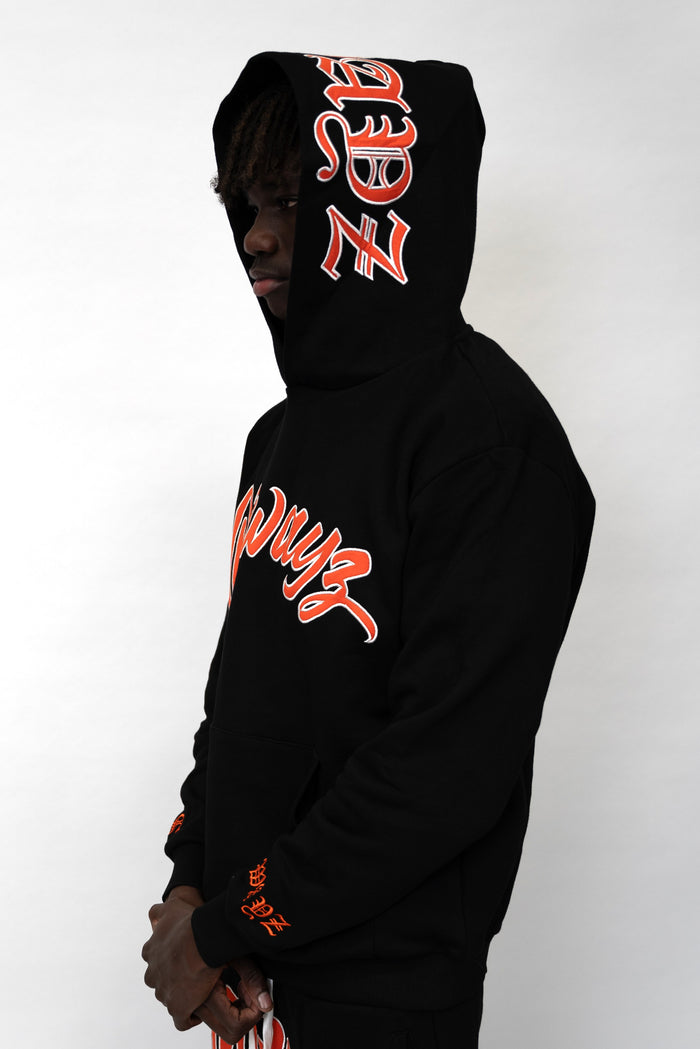 Classic Hoodie 2.0 - Orange Black