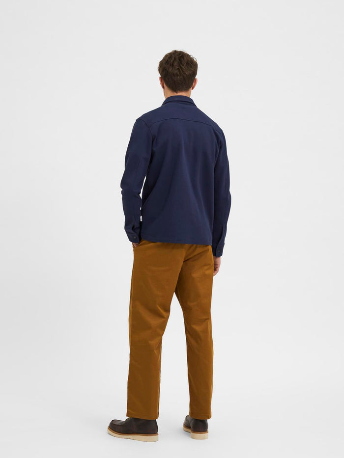 Classic Navy Blue Overshirt
