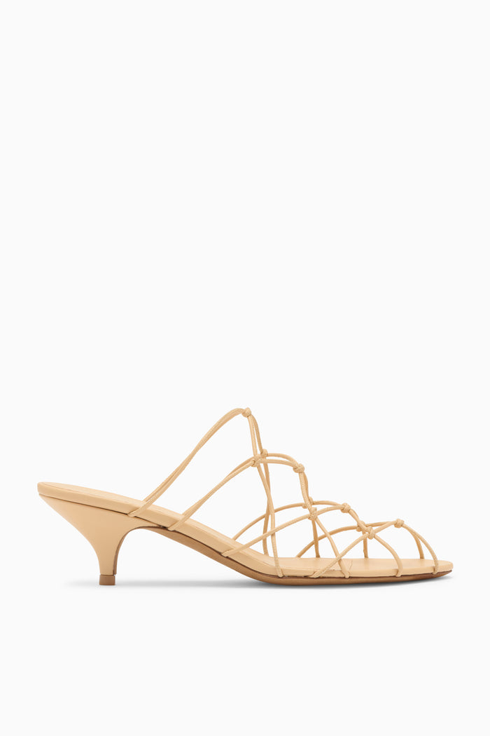 Colette Kitten Heel Sandal - Miele