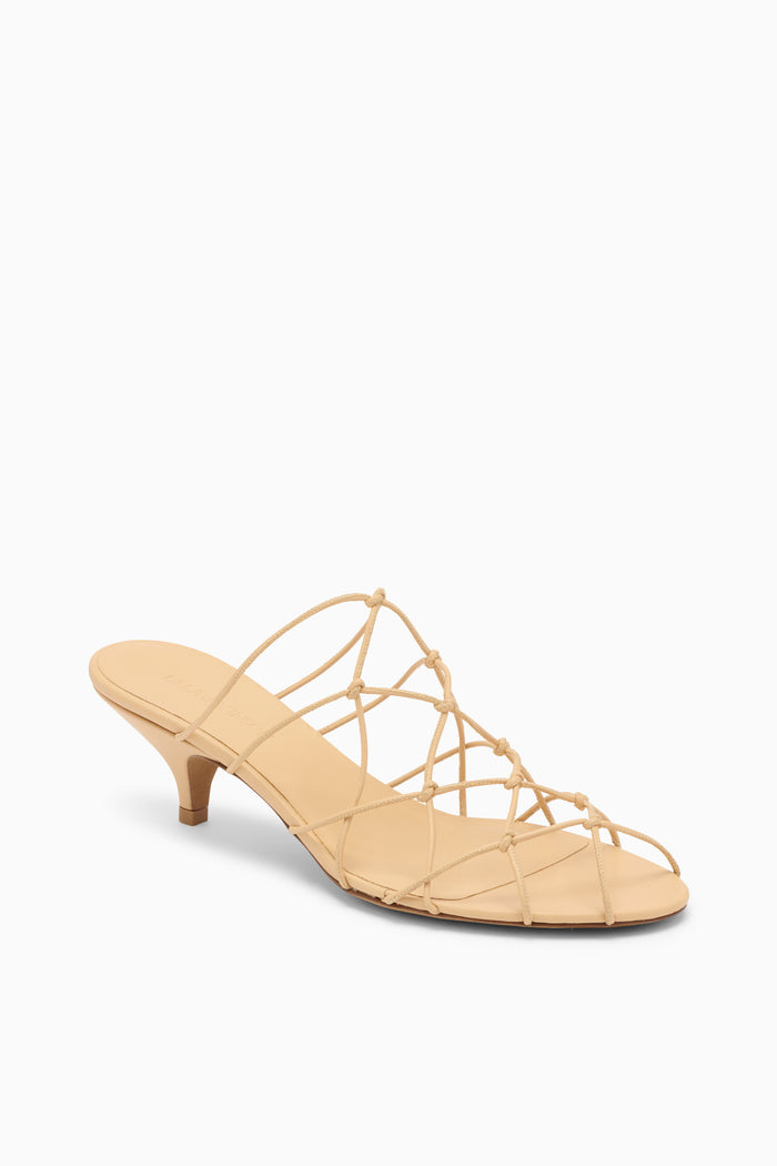 Colette Kitten Heel Sandal - Miele