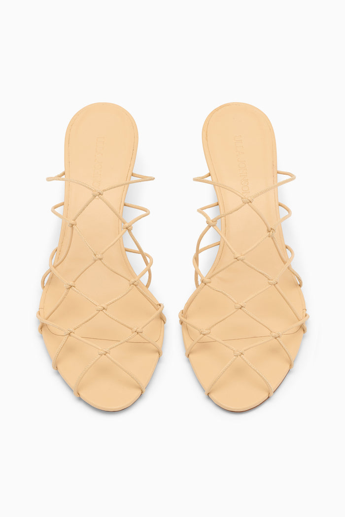Colette Kitten Heel Sandal - Miele