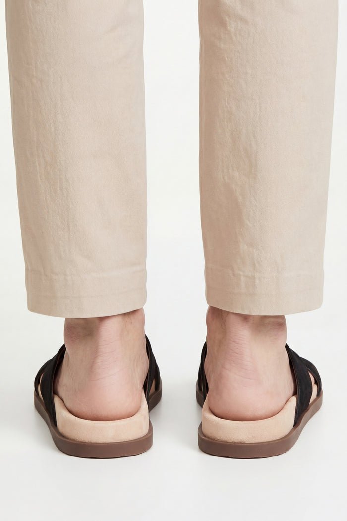Como Cross Sandal Black