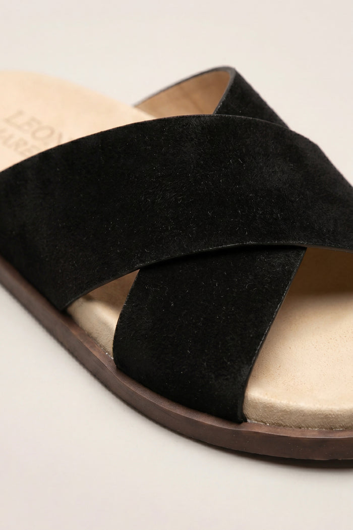 Como Cross Sandal Black