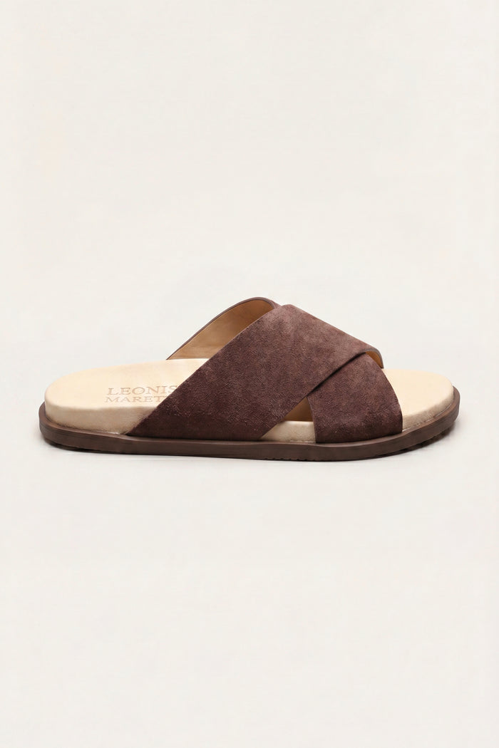 Como Cross Sandal Brown