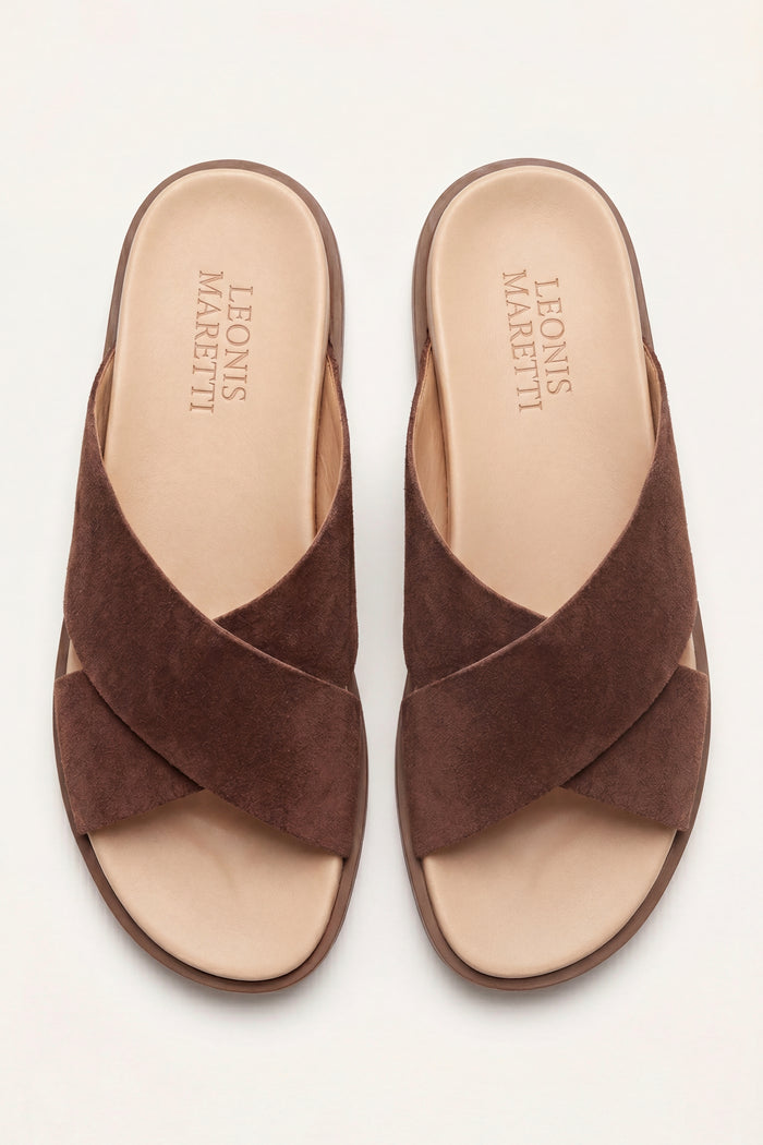 Como Cross Sandal Brown