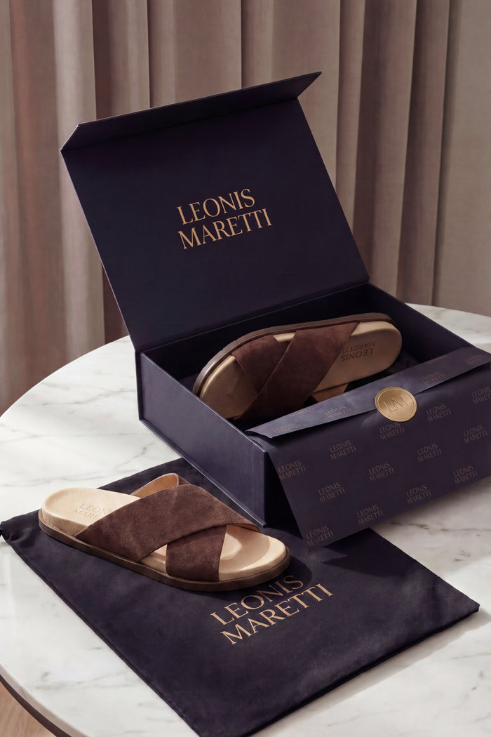 Como Cross Sandal Brown