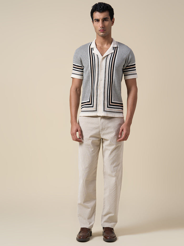 Cotton Knitted Polo Shirt