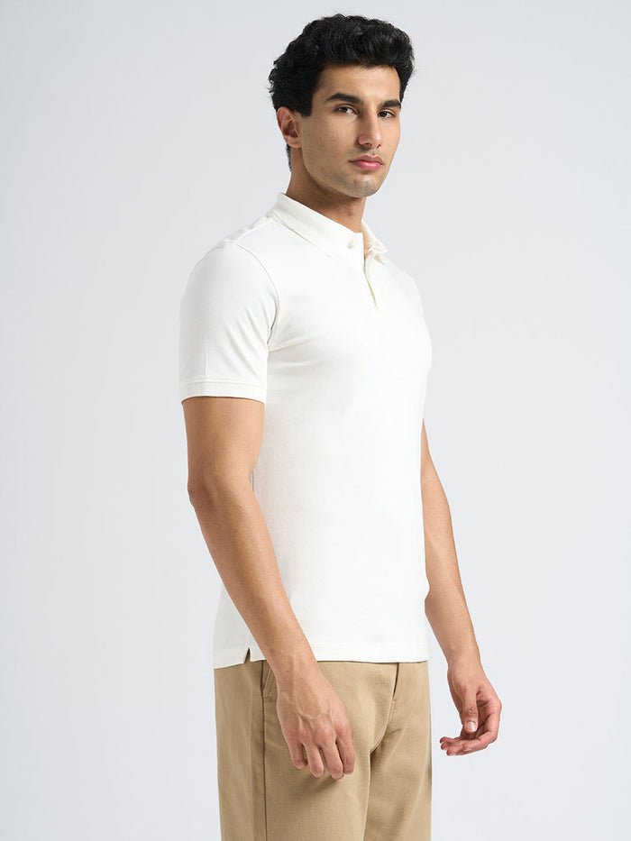 Cotton Logo Text Polo