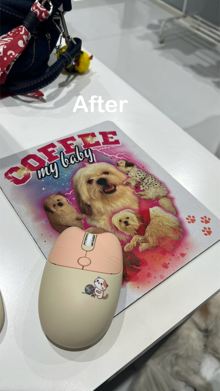Create a custom mouse pad for pet lovers!