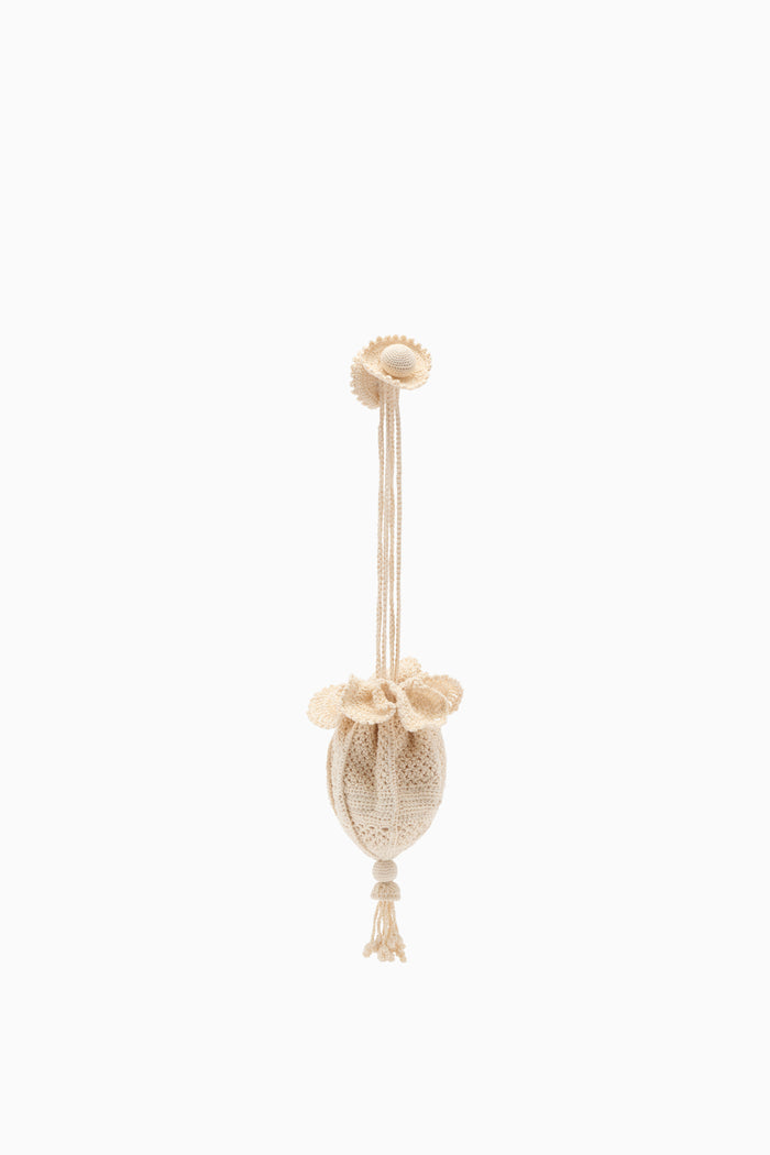 Crochet Mermaid Pouch - Natural