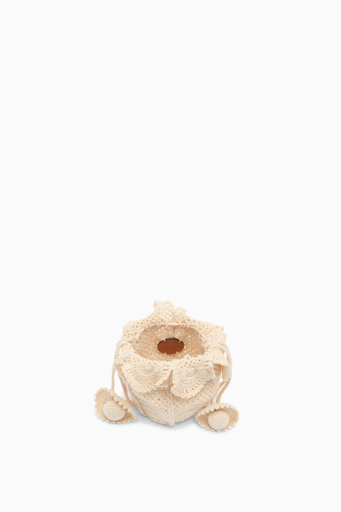 Crochet Mermaid Pouch - Natural