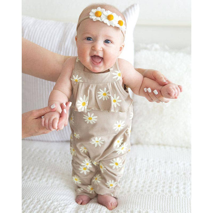 Daisy Overall Baby Romper