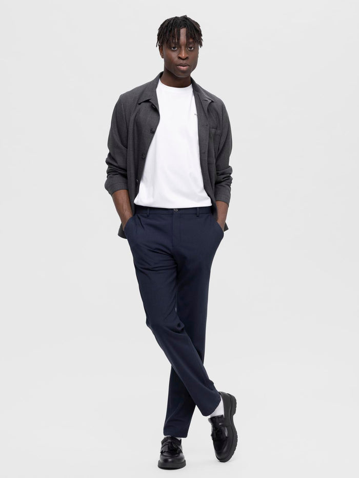 Dark Blue Flex Slim Fit Pants