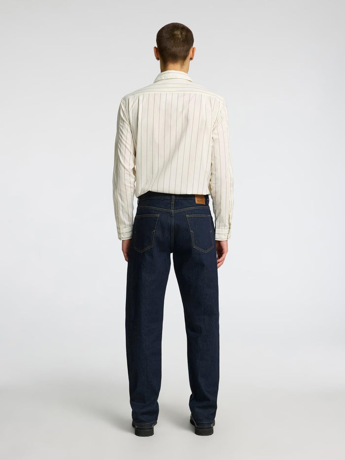 Dark Blue Straight Fit Jeans