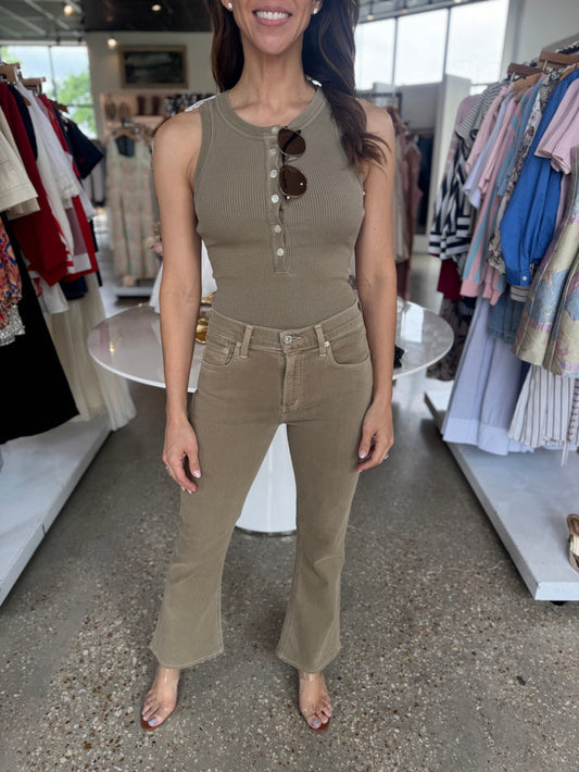 Dark Khaki Caralyn Tank