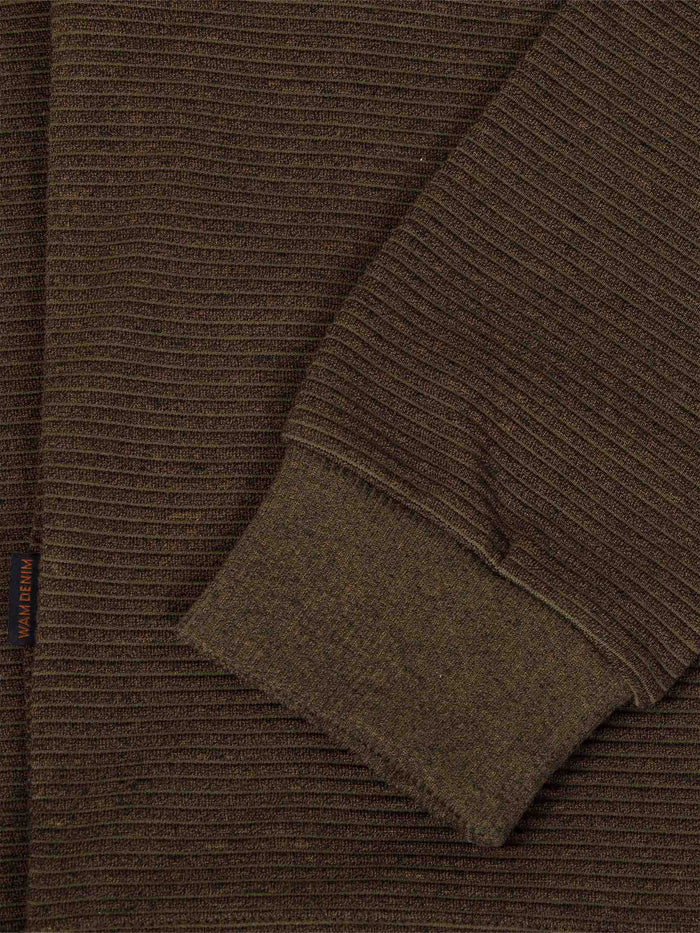 Close-up of the ribbed cuff – Wam Denim.