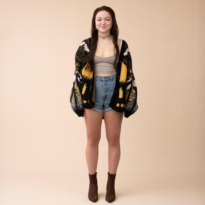 Death's Head Moth Cardigan